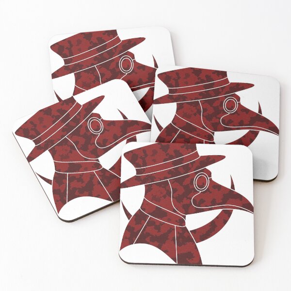 Item preview, A plague doctor in red camouflage designed and sold by RavoNeo.