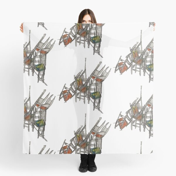 Crazy Stacking Chairs Scarf