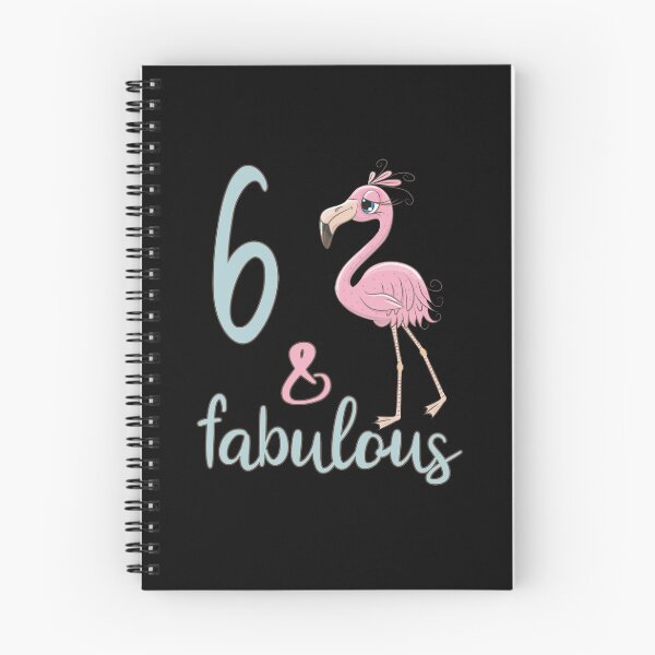 Item preview, 6th Bday Girl Gift Fabulous Flamingo 6 Birthday Party Outfit For Daughter Niece designed and sold by FunnySunny T-Shirts.