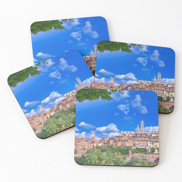 Item preview, Beautiful panoramic view of the historic city of Siena, Italy. designed and sold by DesignAstur.