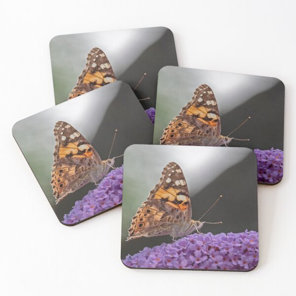 Item preview, Painted Lady Butterfly on Buddleia  designed and sold by DonMc.