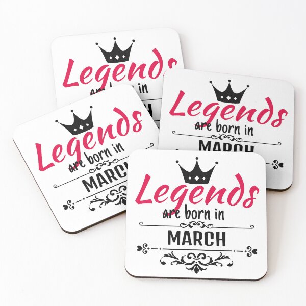Item preview, Legends are born in March designed and sold by boohenterprise.