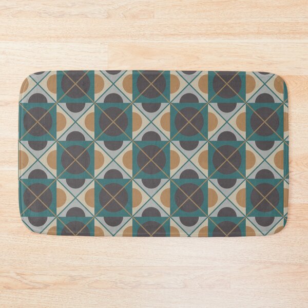 Item preview, Retro geometric design with squares and circles  designed and sold by Clara’s.