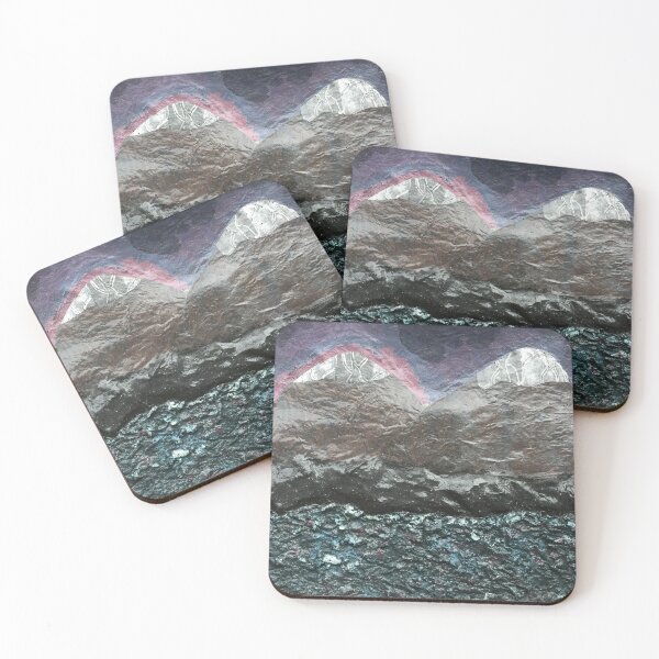 Item preview, Mountains over Rough Sea on a Dark and Stormy Night  designed and sold by Jeffrey Louis Salkilld.