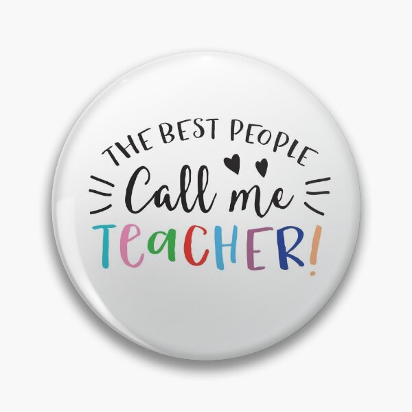 Item preview, The best people call me TEACHER designed and sold by jazzydevil.