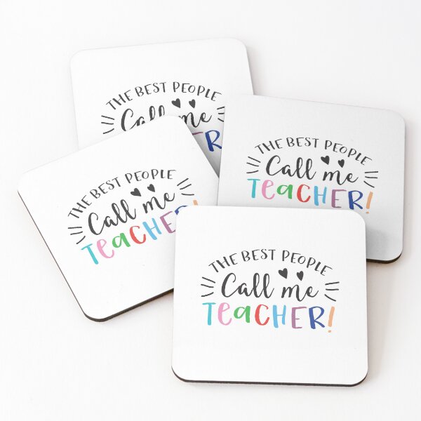 Item preview, The best people call me TEACHER designed and sold by jazzydevil.