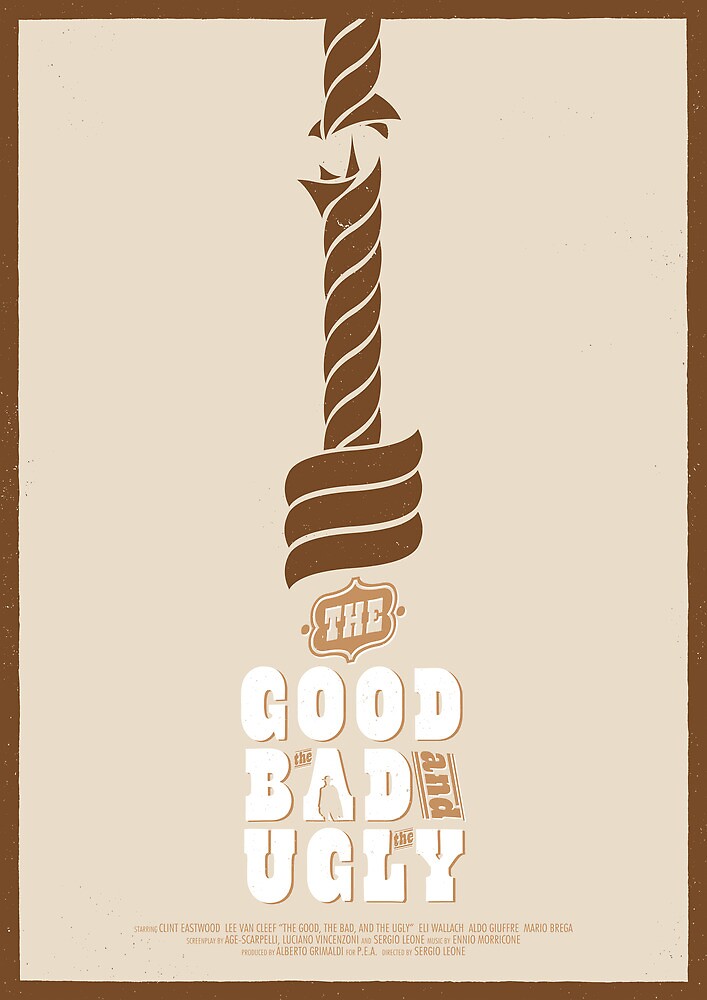 "The Good, The Bad And The Ugly Custom Poster" By Edward B.G. | Redbubble