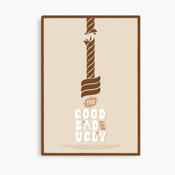 The Good Bad And Ugly Canvas Prints | Redbubble
