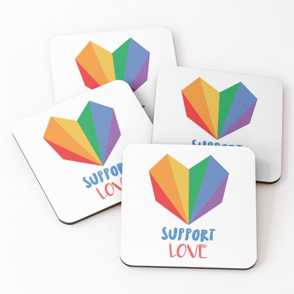 Item preview, Rainbow love support designed and sold by ErenStream.