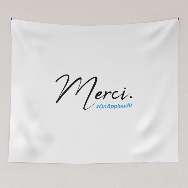 Item preview, Thank you. white Support for health personnel // #onApplaudit coronavirus, covid 19, lockdown, confinement, stay at home designed and sold by Yoros.