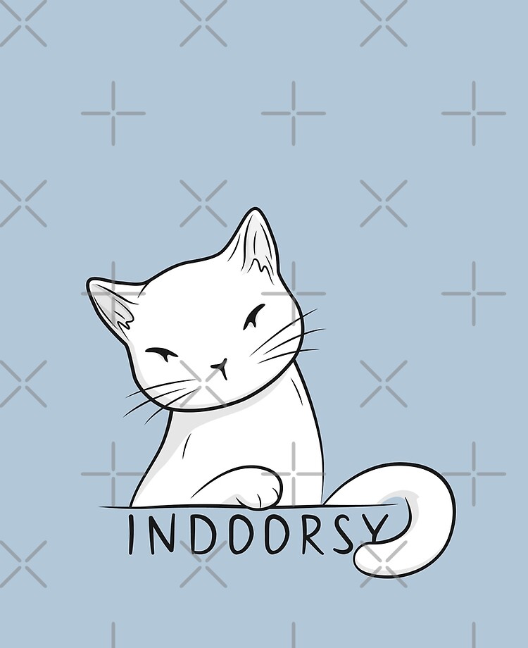 Coque Et Skin Adhesive Ipad Petit Chat Blanc A L Interieur Par Runcatrun Redbubble