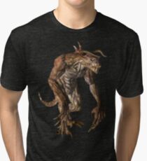 Pixel Deathclaw Tri-blend T-Shirt