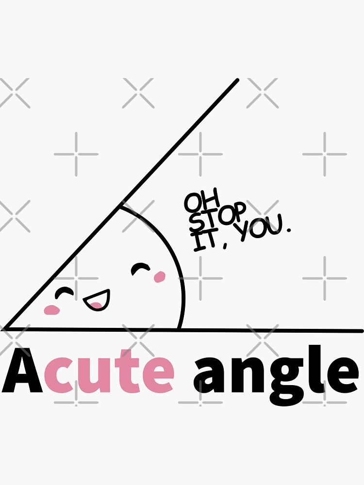 Acute Angle' Sticker