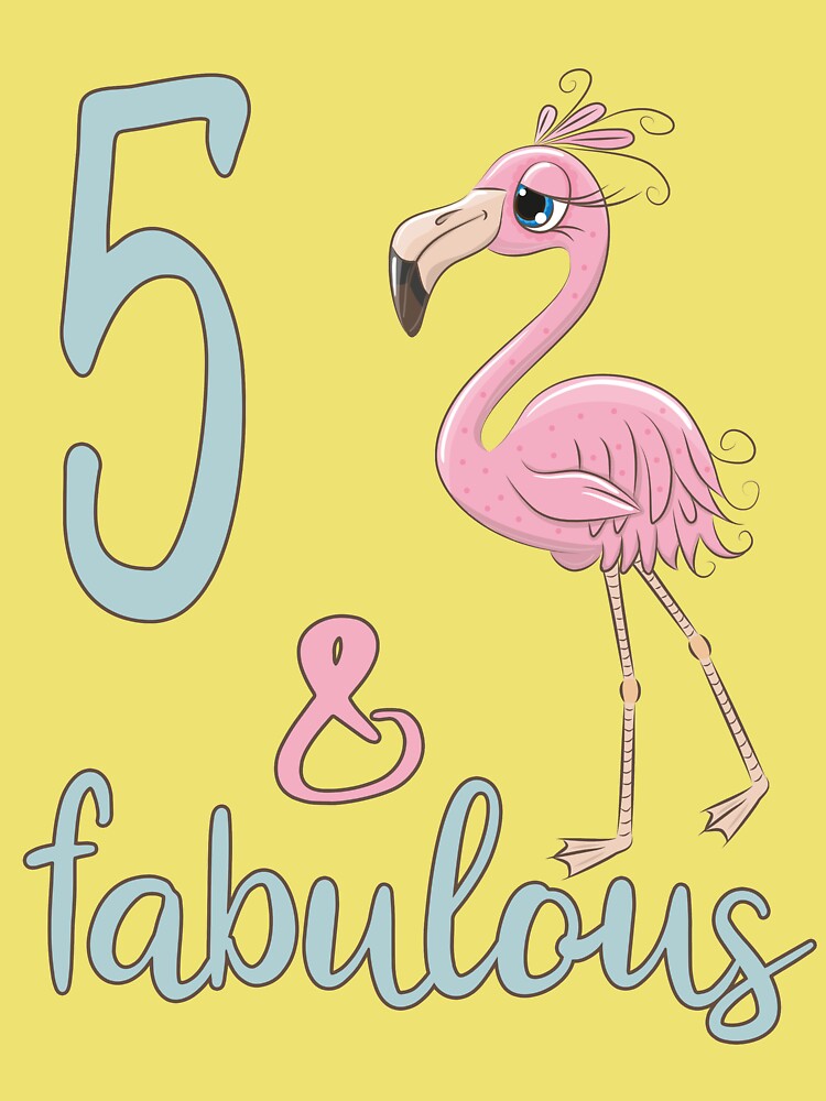 Flamingo fille 7e anniversaire j'ai 7 ans' Autocollant