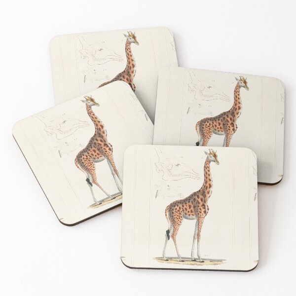 Item preview, Giraffe illustration, 1800's Lithograph designed and sold by Booboo13.