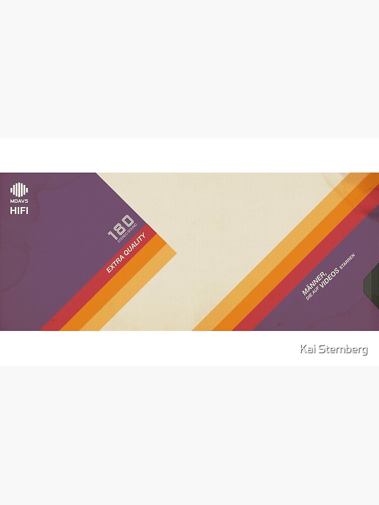 Thumbnail 6 von 6, Kaffeebecher, VHS Videokassette Hülle Retro designt und verkauft von KaiSternberg.