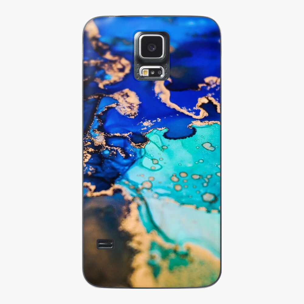 Alcohol Ink Beauty Hülle & Klebefolie für Samsung Galaxy