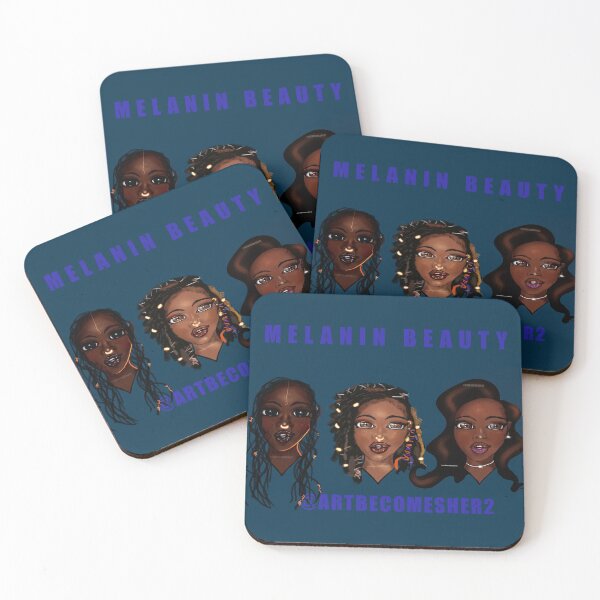 Item preview, MELANIN BEAUTY SERIES - STEEL BLUE  designed and sold by ArtBecomesHer2.