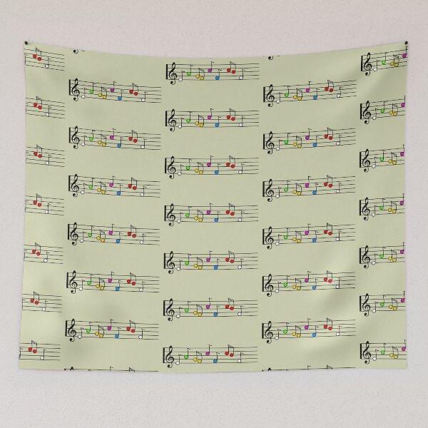 Item preview, color music notes designed and sold by loiret1958.