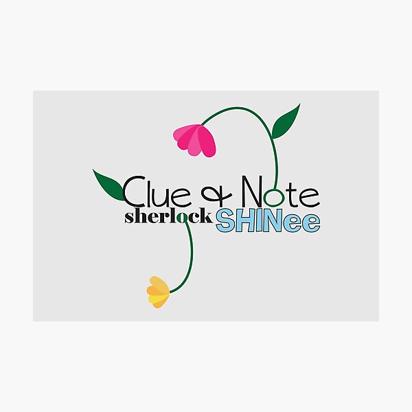Clue & Note Photographic Print