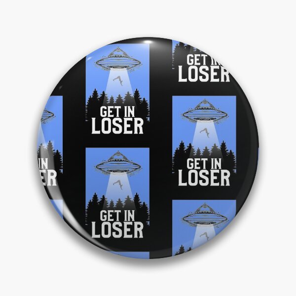 Item preview, Cute & Funny Get In Loser UFO Aliens Spaceship Tile Pattern designed and sold by perfectpresents.