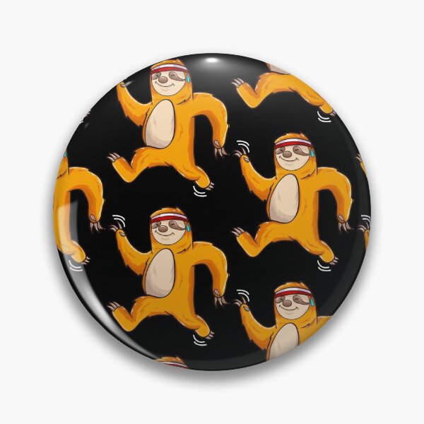 Item preview, Funny Sloth Running & Sweating Headband Athlete Tile Pattern designed and sold by perfectpresents.