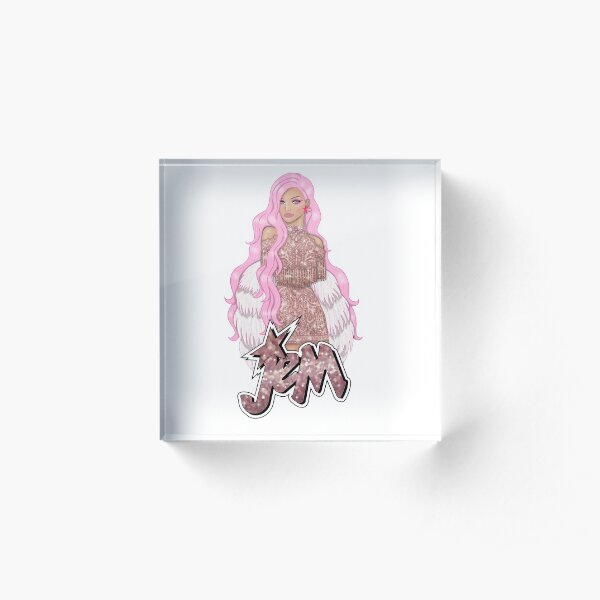 Rose Gold Jem Acrylic Block