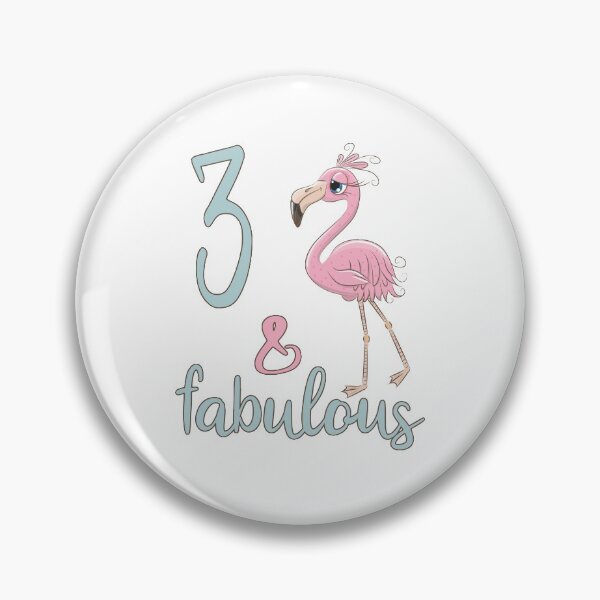 Artikelvorschau, 3. Bday Girl Geschenk Fabulous Flamingo 3 Jahre alt Kleinkind Geburtstagsfeier Outfit für 3T Tochter Nichte entworfen und verkauft von FunnySunny T-Shirts.
