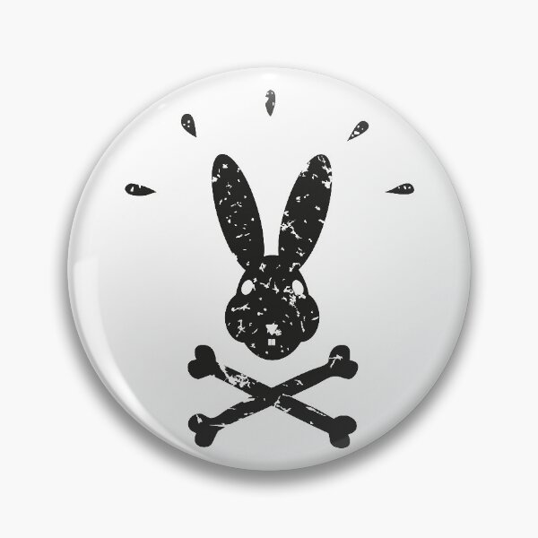 Artikelvorschau, Piraten-Hase, Osterhase, wilder Hase, Kaninchen, schwarz entworfen und verkauft von un-artiges.