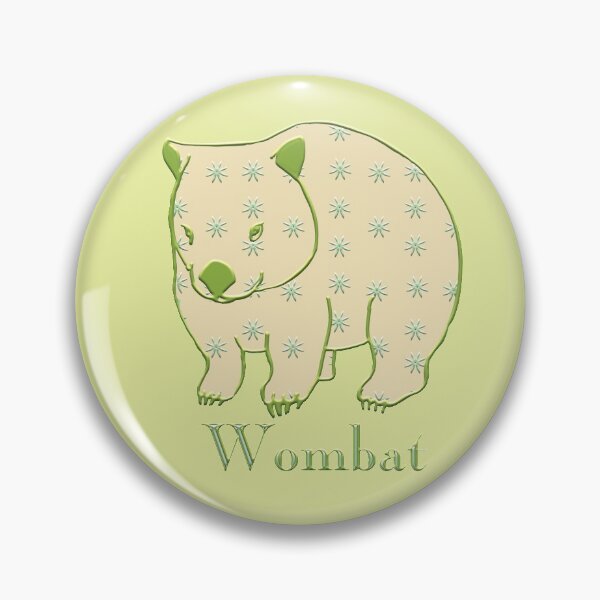 Item preview, Wombat (Vombatus ursinus) by Chrissy Wild designed and sold by ChrissyWild.