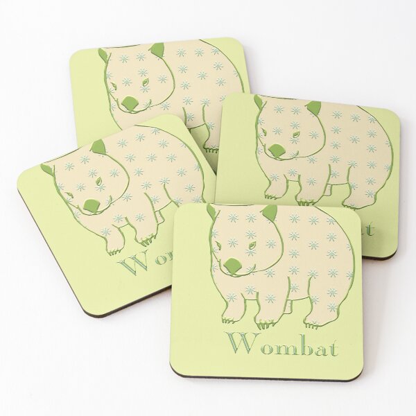Item preview, Wombat (Vombatus ursinus) by Chrissy Wild designed and sold by ChrissyWild.