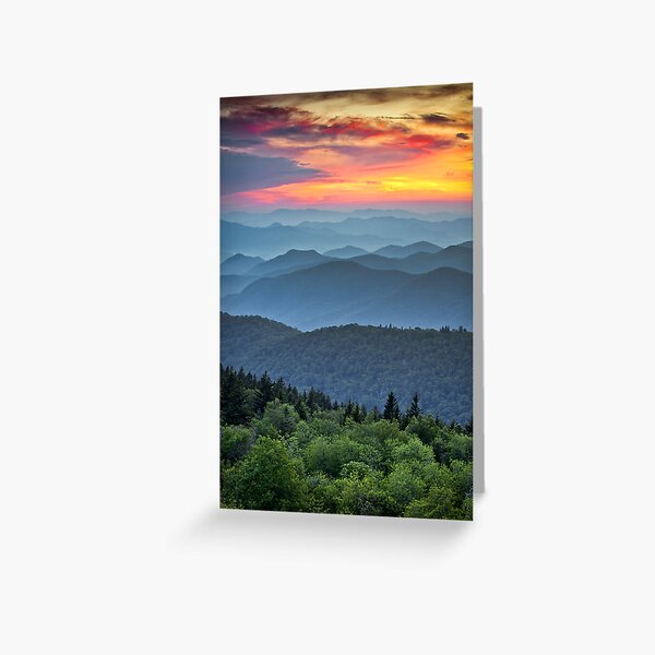 Item preview, Blue Ridge Parkway Sunset - The Great Blue Yonder designed and sold by DaveAllenPhoto.