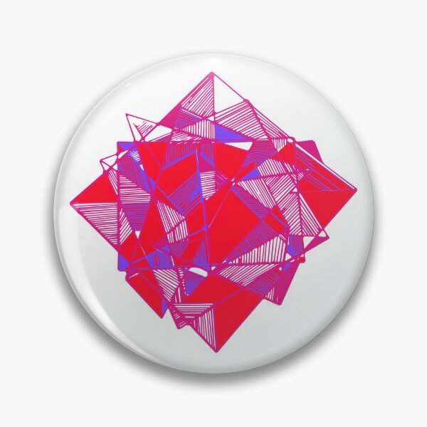 Item preview, Geometric abstract cool triangles pink designed and sold by Carolina Salazar.