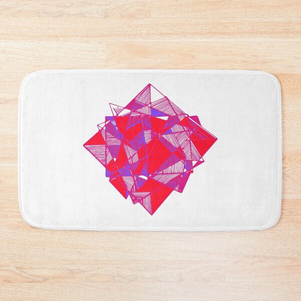 Item preview, Geometric abstract cool triangles pink designed and sold by Carolina Salazar.