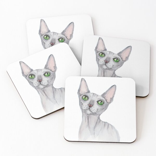Item preview, Spinx cat portrait  designed and sold by aticaart.