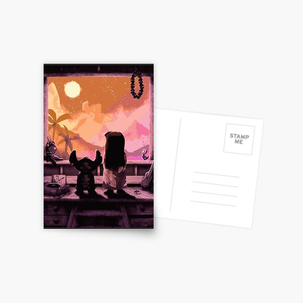 Item preview, Lilo and Stitch - Sunset Artwork designed and sold by L. Layne.