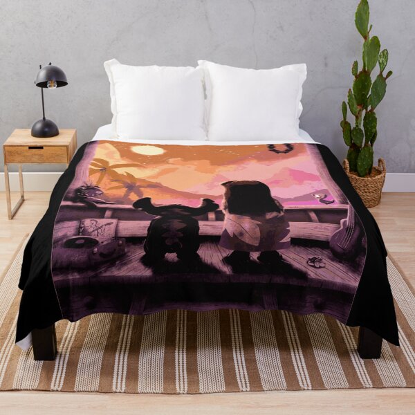 Artikel-Vorschau von Lilo und Stich - Sonnenuntergang Kunstwerk, designt und verkauft von L. Layne.