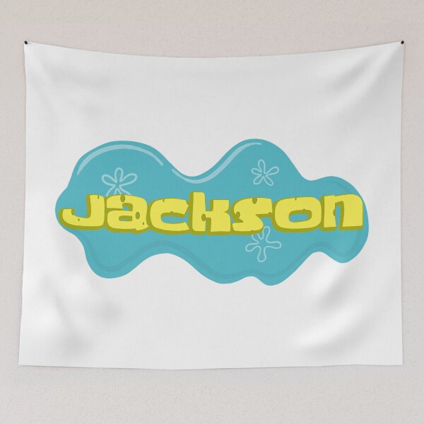 Item preview, Boy Name Jackson in SpongeBob Cartoon Style designed and sold by Space-Bug.