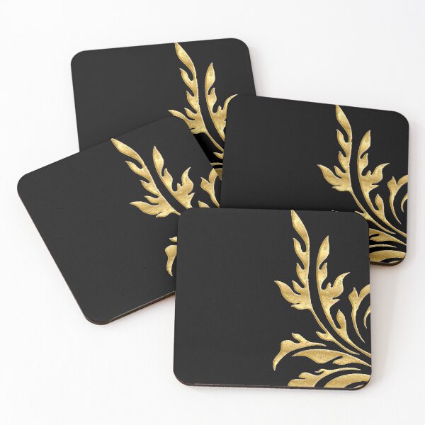 Item preview, Brown Black Lavender Pink Gold-Leaf Plant Leaves - Print Texture Pattern designed and sold by NoGrayDays1.