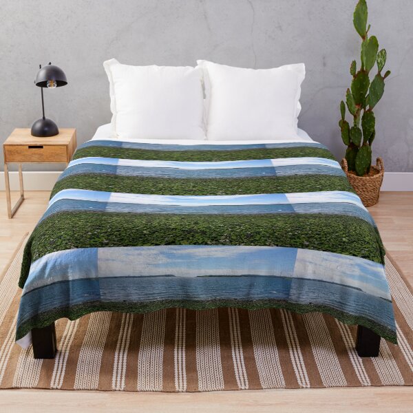Item preview, Green pebbles, sea and cloud, Cobh, Ireland (horizontal) designed and sold by paulboizot.