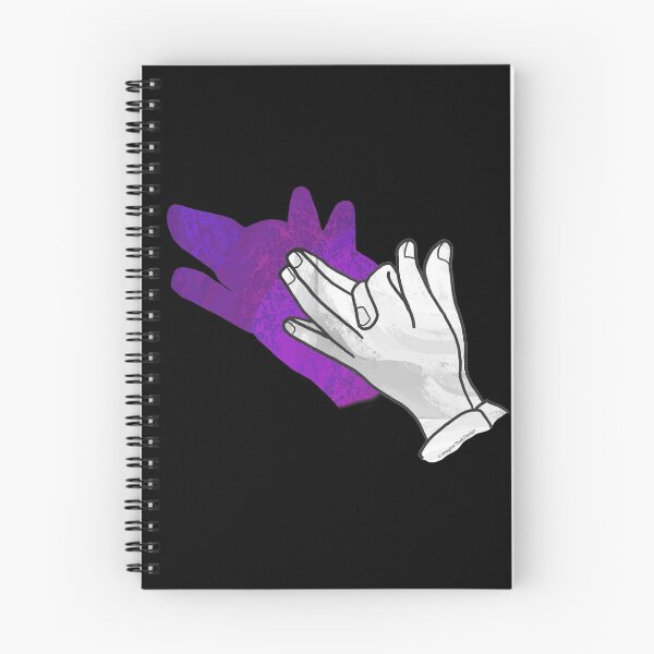 Item preview, Hand Silhouette Wolf Purple designed and sold by ImagineThatNYC.