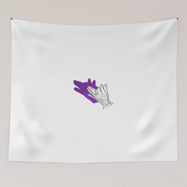 Item preview, Hand Silhouette Wolf Purple designed and sold by ImagineThatNYC.