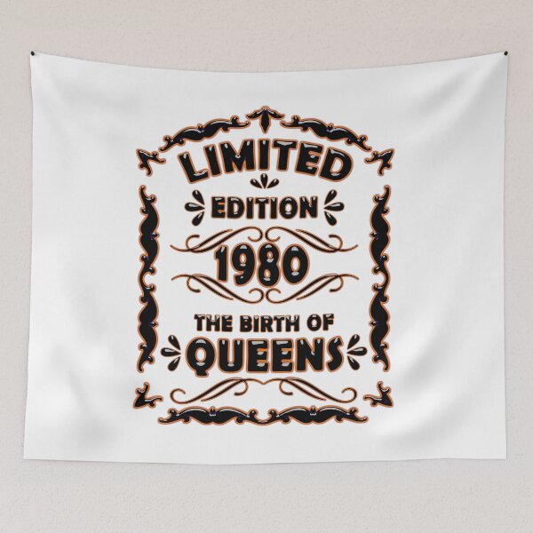 Item preview, "The Birth of Queens" - Born in 1980 - Gift 40th birthday for women born in 1980 designed and sold by Dubbra.