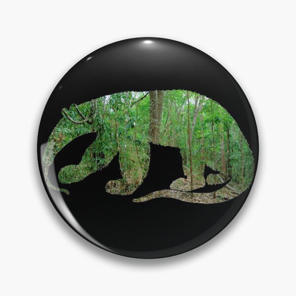 Item preview, Anteater Silhouette Rainforest Landscape Cutout designed and sold by nickp1480.