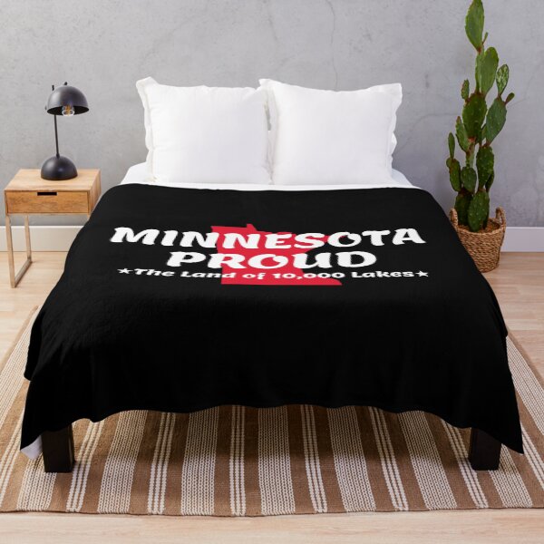 Item preview, Minnesota Proud State Motto The Land Of 10000 Lakes print designed and sold by jakehughes2015.