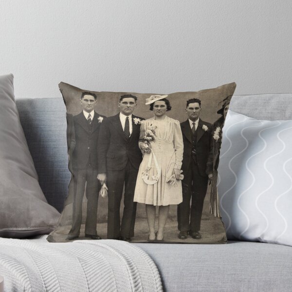 Item preview, 1940s Wedding Group Portrait designed and sold by KALEIDOSCOPE UK.