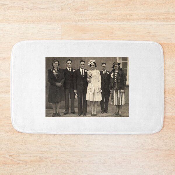 Item preview, 1940s Wedding Group Portrait designed and sold by KALEIDOSCOPE UK.