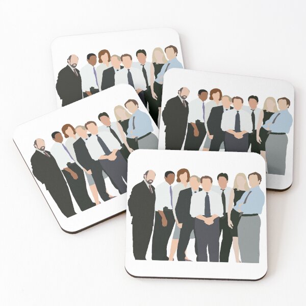The West Wing Characters Silhouette Coasters (Set of 4)