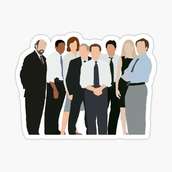 The West Wing Characters Silhouette Sticker