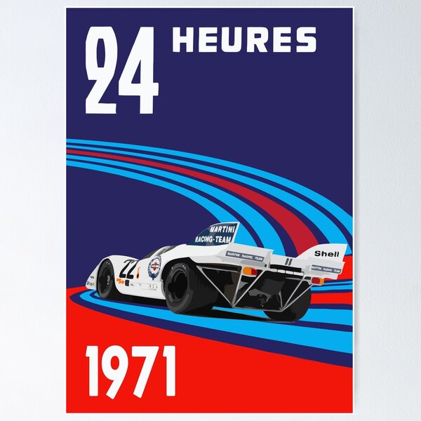 Martini Racing Stripes - Porsch 917 No 3 Poster for Sale by  Speedbirddesign
